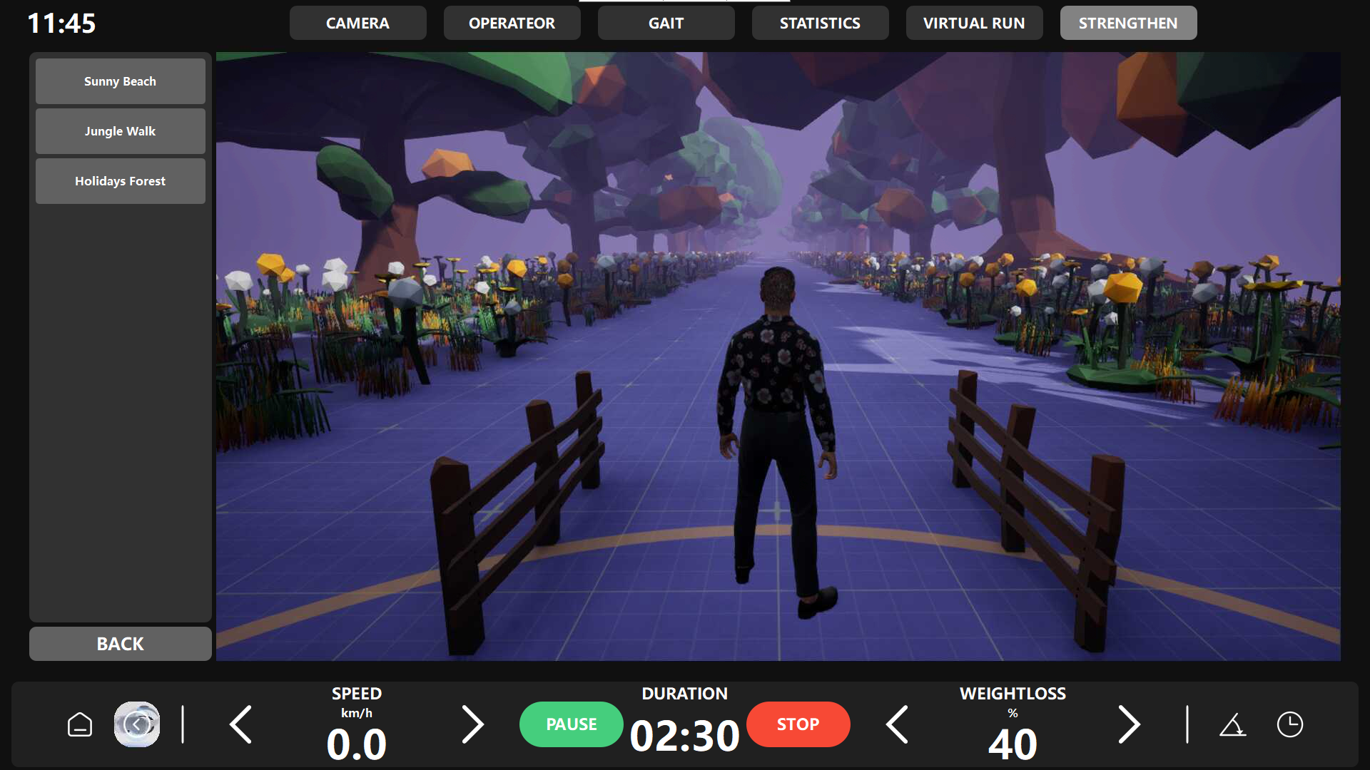 虚拟现实测力跑台